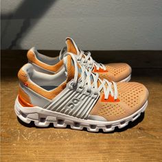 Woman’s On Running Cloud Runner Size 6. New Without Box Orange And White Cloud Runner, On Running Shoes, On Running, Shoes Woman, Womens Running Shoes, Orange White, Color Orange, White Color, Running Shoes