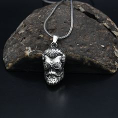 "Motorcycle Necklace, Vintage Necklace, Skull Necklace, 925 Sterling Silver Necklace, Skull Charm With Chain, biker Silver Necklace biker ✦ Details ✦ * Material: 925 Sterling Silver * Weight of pendant : 8,50  gram *  Chain Weight :     20 Inches = 5.00 Gr     22 Inches = 5.60 Gr     24 Inches = 6.05 Gr     26 Inches = 6.10 Gr     28 Inches = 6,40 Gr * Sides oxidized * Stamp: 925 ✦ Shipping ✦ * Processing time: 1-3 business days. * This item ships from my Turkish workshop in Istanbul. * Add your Skull Necklace, Luxury Gift Box, Necklace Vintage, Personalized Products, Sterling Silver Necklace, Vintage Necklace, Sterling Silver Necklaces, Istanbul, Jewelry Necklace Pendant