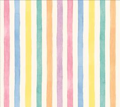 a colorful striped wallpaper with white trim