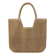 PRICES MAY VARY. Premium Material: This straw beach bag is made of high quality natural straw with polyester cloth lining, which is so lightweight to carry. And it is handwoven by experienced craftsmen for high durability. Large Capacity: Measuring 16.93" L x 5.12" W x 14.17" H. This woven tote bag features a spacious main zipper compartment that can hold the items you need for daily life, such as cellphones, wallet, books, umbrella, sunglasses, cosmetics, and more. The interior also includes a Affordable Casual Beige Beach Bag, Summer Sand-colored Straw Bag, Lightweight Beige Rectangular Beach Bag, Lightweight Beige Straw Bag For Beach, Beige Lightweight Straw Bag For Beach, Lightweight Beige Straw Bag For Travel, Lightweight Beige Straw Bag For Beach Season, Summer Woven Sand-colored Shoulder Bag, Eco-friendly Lightweight Crochet Beach Bag