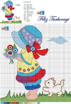 Gallery.ru / Фото #7 - Схемки 8 - anasneg Baby Patchwork Quilt, Baby Cross Stitch Patterns, Funny Cross Stitch Patterns, Cross Stitch Funny, Free Cross Stitch, Cross Stitch Charts