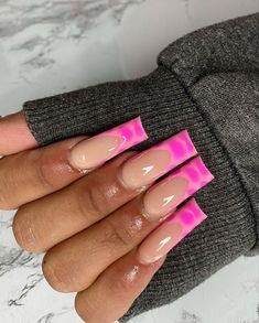 Baddie Acrylics, Long Acrylic Nail Designs, Tapered Square, Short Square Acrylic Nails, Acrylic Nails Coffin Pink