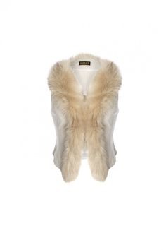 Elegant fox fur gilet, perfect to add a luxurious finishing to any outfit, or for added warmth and comfort.  Faux Suede Gilet with Fox Fur Collar  100% Natural Fox Fur   One size   Comfortably fits sizes 8-14 Faux Fur Gilet, Faux Fur Bag, Fur Gloves, Fur Gilet, Fur Headband, Faux Fur Hat, Faux Fur Scarves, Cashmere Gloves, Fur Bag