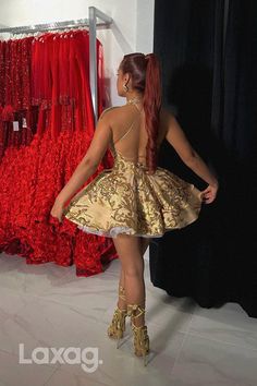 Backless Homecoming Dresses, Criss Cross Dress, Cute Birthday Outfits, Prom Dress Inspiration, Cute Prom Dresses, Short Homecoming Dress, Pretty Prom Dresses, Prom Outfits, Birthday Outfits