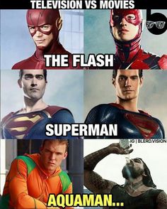 the flash and superman movie memes