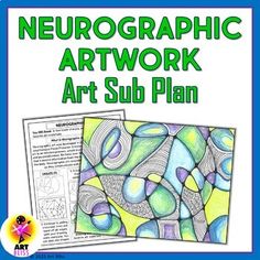 a book with an image of a painting and the text neurographic art work art