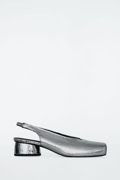 Silver Pumps, Chunky Block Heels, Maxi Skirts, Leather Working, Block Heels, Ballet, Pumps