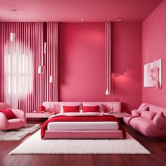 Pink Bedroom Ideas for a Stylish Makeover Minimalist Pink Bedroom, Pink Bedroom Inspirations, Modern Pink Bedroom, Teal And Pink Bedroom, Dusky Pink Bedroom, Hot Pink Bedrooms, Light Pink Bedrooms, Dusty Pink Bedroom, Blue And Pink Bedroom