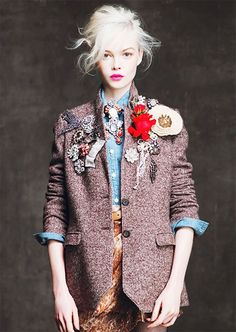 J Crew Fall, Jcrew Fall, Estilo Hippie, A Jacket, Style Inspiration Fall, Tweed Jacket, Moda Fashion