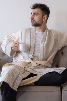 100% Turkish Cotton Kimono robe, unisex bathrobe Highly absorbant, lightweight. Machine washable warm/cold.Hang Dry is best for durability. Small to 3XLarge You may order luxurious gift box via the link below; https://www.etsy.com/listing/916109929/luxurious-gift-boxes?ref=shop_home_active_1&frs=1 Cotton Sleepwear For Relaxation In Fall, Cotton Sleepwear For Fall Relaxation, Spring Wrap Robe With Relaxed Fit, Spring Long Robe With Relaxed Fit, Long Summer Robe For Lounging, Long Summer Lounging Robe, White Cotton Kimono For Fall, Relaxed Fit Wrap Outerwear For Loungewear, Oversized Wrap Robe For Loungewear