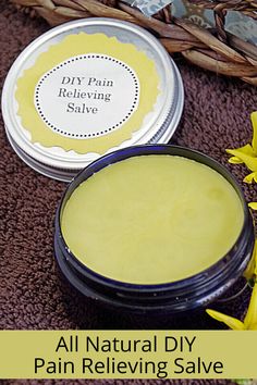 Pain Relief Salve, Healing Salve Recipe, Homemade Salve, Salve Recipes, Muscle Rub, Tiger Balm, Herbal Salves, Healing Salves