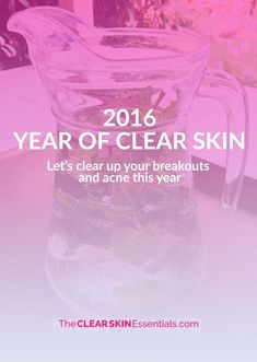 Let's clear up your skin this year. To get started, choose one thing you know improves your skin but you're not doing (could be something in your diet, lifestyle, skin care routine).   For more ideas on how to get rid of acne and breakouts naturally, join Cystic Pimple, Acne Overnight, Clear Skin Face, Diet Lifestyle