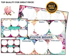 the top quality for great price vision board