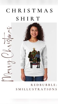 Mother Daughter Date Ideas, Christmas Long Sleeve Shirts, Mothers And Daughters, Happy Birthday Daughter, Daughter Christmas, Cute Christmas Tree, Christmas Tree Shirt, Cute Mug, Tree Shirt