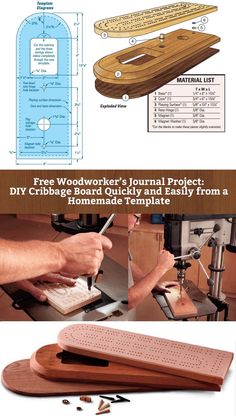 woodworking's journal project diy cribbagged keyboard from a homemade template