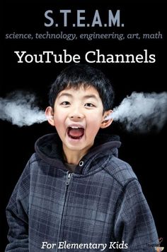 STEAM YouTube Channels for Elementary Age Kids by imaginationsoup: Yhat they'll love! #STEAM Art Math, Engineering Art, Steam Ideas, Steam Science, Steam Education, Kids Imagination, Stem Science, Stem Education