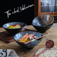 Elevate Your Dining Experience with our Iroha 6-Piece Ramen Bowl Set! Ramen Dishes, Japanese Dining, Japanese Ramen, Luxury Tableware, Luxury Dinnerware, Ramen Bowl, Porcelain Dinnerware, Luxury Dining, Tableware Collection