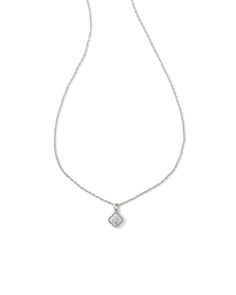 Mallory Silver Small Short Pendant Necklace in Platinum Drusy | Kendra Scott Silver Pendent Necklace, Silver Necklace Dainty, Cute Necklaces Silver, Minimal Silver Jewelry, Cute Silver Jewelry, Dainty Jewelry Layered, Dainty Silver Jewelry, Simple Silver Necklace, Small Necklaces