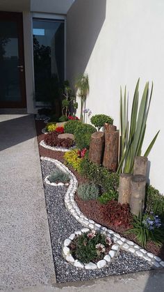 the front yard is clean and ready to be used as an outdoor space for landscaping