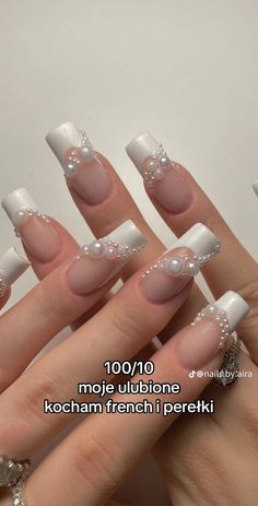 Bridal Nail Designs, Bridal Nail, Makeup Outfit, Her Makeup, Blush Nails, Classy Acrylic Nails, Soft Nails, Bridal Nails