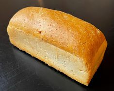 a loaf of bread sitting on top of a table