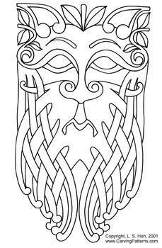 a mask with an intricate design on it