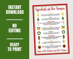 a printable christmas menu for the season