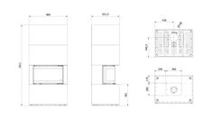 the drawing shows an image of a sink and counter top with measurements for each section