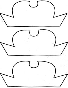 three crowns with arrows in the middle