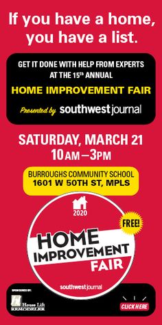 an advertisement for the home improvement fair