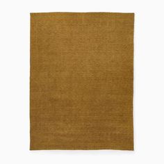 a brown rug on a white background with no one in it or someone out there