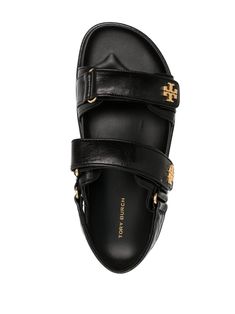 Find TORY BURCH Kira Leather Sandals on Editorialist. black calf leather/goatskin branded leather insole open toe side touch-strap fastening flat rubber sole Sandals 2024 Trends, Tory Burch Sandals Outfit, 2024 Sandals, Designer Slides, Sporty Sandal, Tory Burch Kira, Tory Burch Sandals, Sport Sandals, Summer Sandals