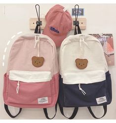 TAVIMART - Women Korean Harajuku Students Backpack Simple Contrast Color Patchwork Casual Backpacks Kawaii All Match Girls Y2k Schoolbags Size:30*42*12CM "Size mearsured by ourselves, sometimes has some errors, but always within 3cm." Girls Y2k, Simple Backpack, Student Backpacks, Casual Backpack, Yellow White, Contrasting Colors, Harajuku, Backpacks, Yellow