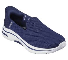 Experience ultimate comfort and support wearing Skechers Hands Free Slip-ins GO WALK Arch Fit 2.0 - Delara. Designed with our exclusive Heel Pillow , this vegan slip-on features an athletic mesh upper with a removable Arch Fit insole, lightweight ULTRA GO cushioning, plus Comfort Pillars for added support. | Skechers Women's Slip-Ins: GO WALK Arch Fit 2.0 - Delara Slip-On Shoes | Wide Width | Skechers Hands Free Slip-ins for an easy fit | Exclusive Heel Pillow holds your foot securely in place | Skechers Relaxed Fit, Womens Slides Sandals, Football Socks, Walking Shoes Women, Womens Slides, Skechers Women, Wide Shoes, Tracksuit Women, Trainers Women