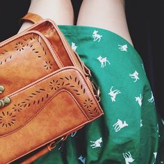 Dreamy Clothes, Fashion Everyday, Prints Fabric, Deer Print, Style Crush, 2015 Fashion, Satchel Bag, Own Style, Waist Length