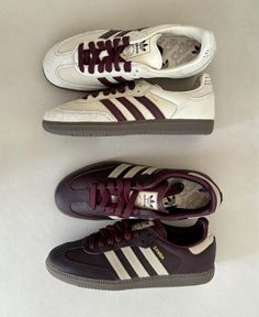 Burgundy Sambas, Samba Burgundy, Adidas Samba Aesthetic, Outfit Ideas Aesthetic, Samba Outfit, Winter Ideas, Adidas Spezial, Ideas Outfit, Ideas Aesthetic