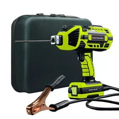 a cordless driller with a case on the side