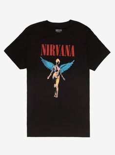 Nirvana In Utero T-Shirt | Hot Topic Nirvana Clothes, Nirvana In Utero, Hot Topic Clothes, Nirvana Shirt, Hot Topic Shirts, In Utero, Band Logo, Album Artwork, Plus Size Fits