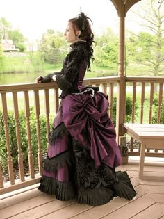 Modern-made Bustle Skirt Bustle Dress, Steampunk Costume, Steampunk Clothing