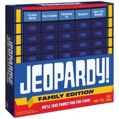 the board game jeepardy family edition is on sale for $ 2, 500