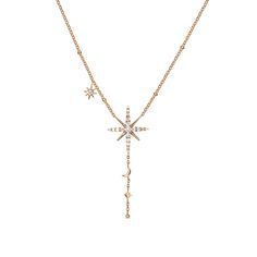 Colgante con estrellas- ElleSpain Modern Disney, Disney Style, Cross Necklace, Gold Necklace, Tattoos, Disney, Gold