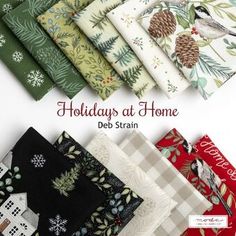 holiday at home by deb strain for mody, fabric and quilting book