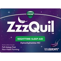 When you're having trouble getting that sound sleep your body craves, add some Zzzs to your night with ZzzQuil. ZzzQuil liquid capsules work to help you fall asleep fast - in as little as 20 minutes - so you can get the sleep when you need it and wake refreshed. All ZzzQuil over-the-counter medicine products are non-habit forming and specifically formulated with clinically proven ingredients by our team of dedicated scientists. They contain a non-habit-forming ingredient, Diphenhydramine HCI, wh Sleep Products, Fall Asleep Fast, How To Sleep Faster, Sleep Help, Habit Forming, Sleep Aid, Fall Asleep Faster, When You Sleep, How To Get Sleep