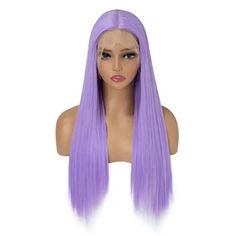 Hair Weight :10oz 13x4 Inch Lace 28 Inch Long Natural Transparent Wigs Can Be Styled,Straightened And Permed Heat Up To Safe Up To 400 F 3 Combs Inside Cap And Adjustable Straps Synthetic Lace Front Wigs 150% Density Can Be Straighten, Curled,Restyle To Your Likings. You Could Cut The Front Lace To Blend As Your Own Hairline Synthetic Lace Front Wigs Purple Lace Front Wig, Purple Lace Front, Lace Closure Bob, My First Wig, Brown With Blonde Highlights, Steampunk Dress, Ginger Women, Black Hair Extensions, Human Wigs