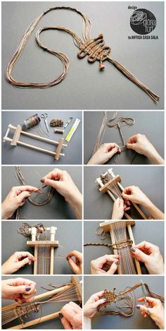 the instructions for making a string art project with wood sticks and wire, including scissors