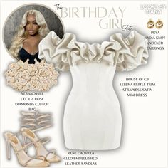 18th Birthday Ideas Outfits, 18th Birthday Dinner Outfit, Birthday Dress Outfit Ideas, Birthday Dinner Outfits, 19th Birthday Outfit, Digital Outfits, Nails Photography, Birthday Dinner Outfit, Sweet 16 Outfits