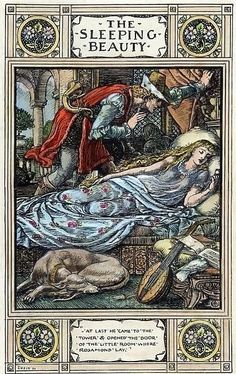 the sleeping beauty book cover with an image of a woman laying on her stomach, and another