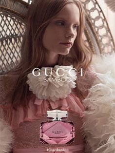 Gucci Bamboo Perfume, Gucci Ad, Gucci Fragrance, Gucci Perfume