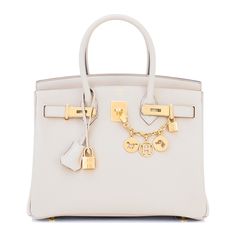 Hermes Birkin 30cm Beton Off White Gold Togo Bag U Stamp, 2022 Cream Birkin Bag, Beige Birkin Bag, Rare Birkin Bag, Luxury Purses Hermes Birkin, Rare Hermes Bags, White Hermes Bag, White Birkin Bag, Birkin Bag Aesthetic, White Birkin