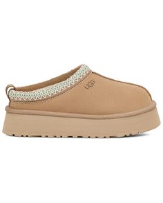 Ugg Slippers Sand, Ugg Tazz Slipper, Sand Tazz Uggs, Tazzy Uggs, Cute Shoes Uggs, Ugg Tazz Sand, Uggs Tazz Slipper, Uggs Preppy, Shoe Inspo Aesthetic